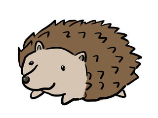 ハリネズミ　イラスト