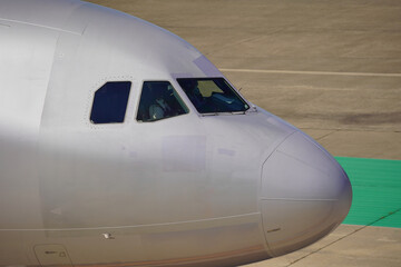airplane in the airport