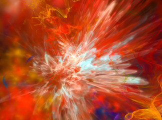 Abstract shapes from fractal textures. Frsctal art.