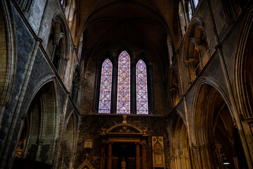 Fototapeta premium cathédrale saint patrick dublin église church christ religion