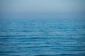 Peaceful ripples seen on pacific ocean