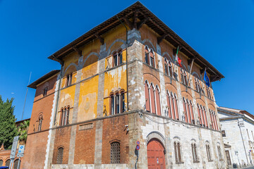 Fototapeta na wymiar Palais à Pise, Italie