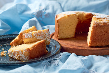 Bundt Cake Topped with Sugar Glaze
