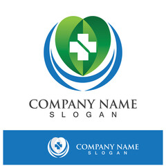 Medical health icon digital logo design