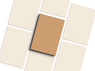 A4 document with letterhead mockup