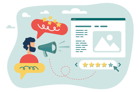 Business Marketing illustrations. Macromarketing, analysis, reputation management, market analysis, digital image, social media abstract metaphor. Man create global marketing strategy. 