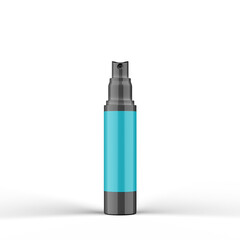 Plastic Tube Cosmetic Bottle for Mockup