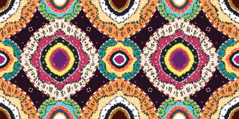 seamless ethnic pattern design.Geometric ethnic oriental ikat pattern traditional Design.ethnic oriental pattern,fabric,embroidery.Mexican pattern.merican pattern.latin african.indian fabric.Mexican