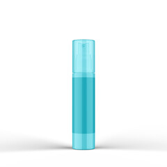 Plastic Tube Cosmetic Bottle for Mockup