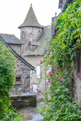 Old village in central Burgund, France