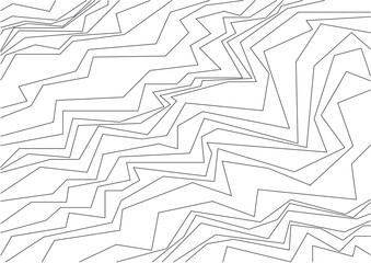 Black and white abstract geometrical background. Vector illustration