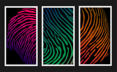 Template for background, banner, card, poster. Abstract futuristic graphic modern hipster background.