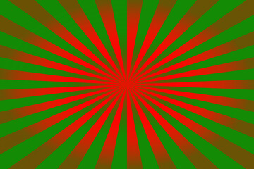 Red To Green Starburst Background
