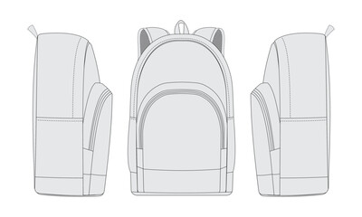 backpack vector design