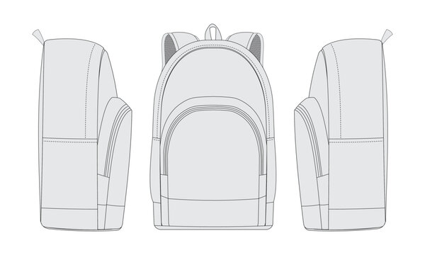 backpack vector design