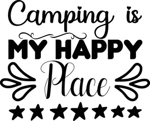 Camping SVG design