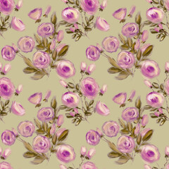seamless pattern with flowers