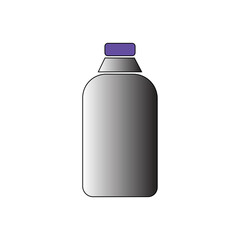 icon bottle glass illustration design