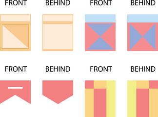 set of labels design