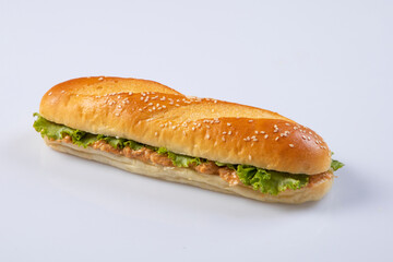 sandwich on white backgroundsandwich on white background