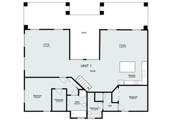 Icon floor plan. Example floor plan. House plan icon.