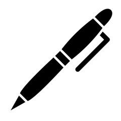 Ballpoint Glyph Icon