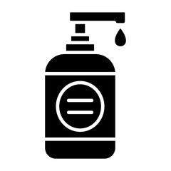 Hand Soap Glyph Icon