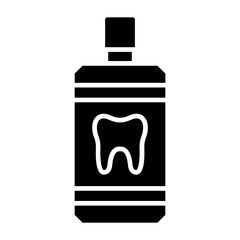 Mouthwash Glyph Icon