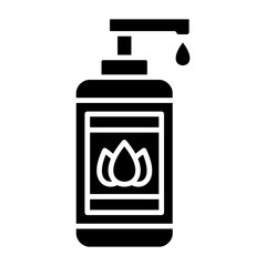 Lotion Glyph Icon