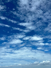 Beautiful blue sky with cloudy.