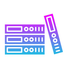 Binder Glyph Gradient Icon