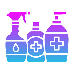 Hygiene Product Glyph Gradient Icon