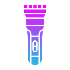 Electric Shaver Glyph Gradient Icon