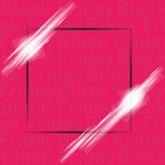 the poster is red with the inscription black friday