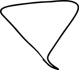 Doodle bubble speech. Cartoon style. Business communication Concept graphic design element.  Dialog frame. Cloud, Chat message icon.