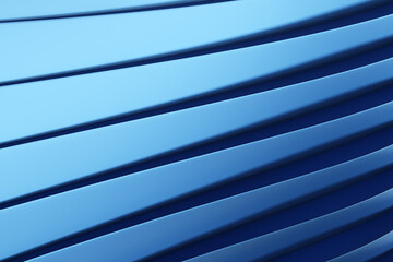 Fototapeta premium Stylish blue background. Blue scenery with curved lines. Abstract background. Striped texture. Blue pattern for site. Simple background with lines. Abstract pattern. 3d rendering.