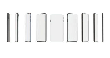 black and white phone