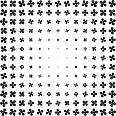 Rotated Metaball Cross Shapes Halftone Pattern