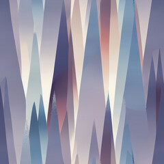 Abstract triangles pastel colored seamless background, render by neural networks