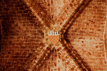 Obraz premium Brick and Tile Castle Ceiling