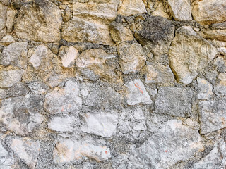 Beautiful wall stone and floor or ground texture pattern Mexico.
