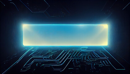 Obraz premium abstract motherboard and circuit background