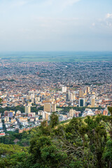 Fototapeta na wymiar Views of Cali, the capital of the Valle del Cauca department, and the most populous city in southwest Colombia