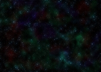 Obraz na płótnie Canvas fond galaxie sombre
