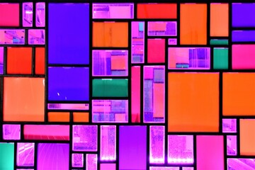 abstract background of colorful squares