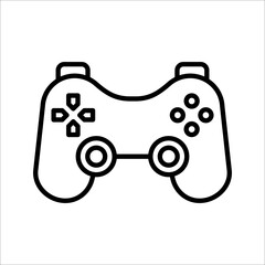 Gamepad icon vector. Logo Vektor simple desain