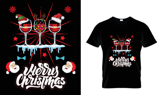 Just before Christmas and on Christmas Day, people say ' Merry Christmas' to other people to express the hope that they will have a happy time.

Merry Christmas, everyone. 
...t-shirt