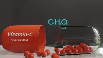 Vitamin C Ascorbic Acid Capsule