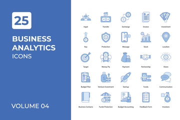 Business and Finance icons collection.