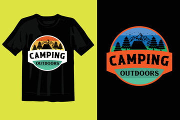 camping new t-shirt design ,